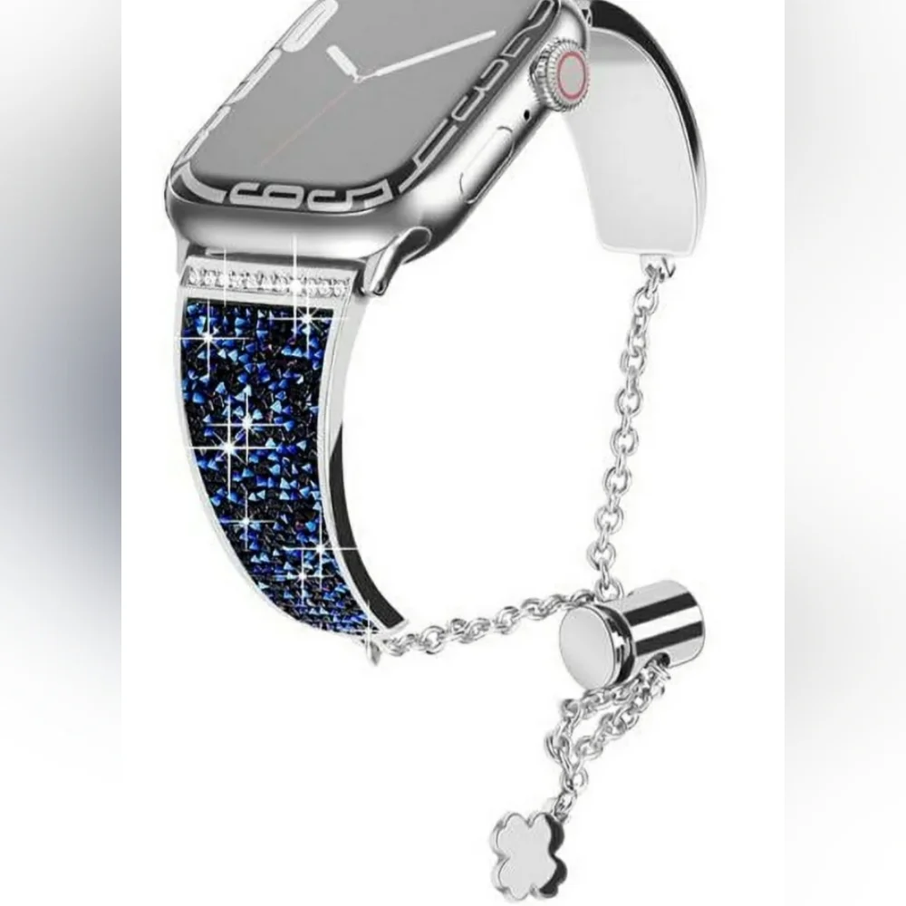 NWT Blue Bling Watchband and 38mm/40mm